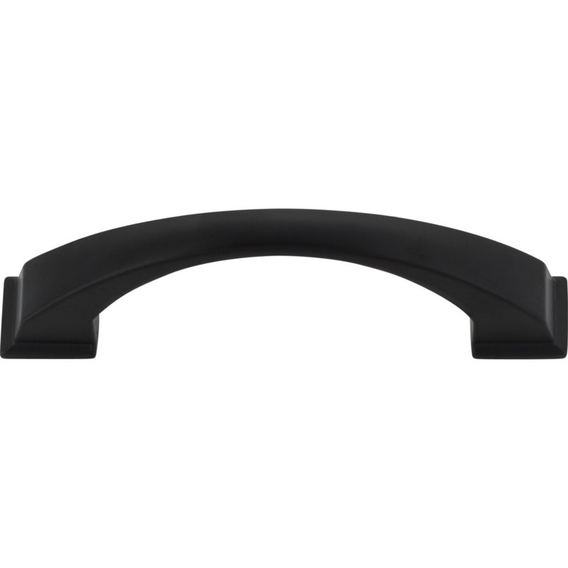 Roman Arch Pull, Matte Black, 3 3/4"