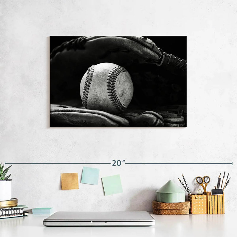 Sireci Glove Holding Baseball, 8" H x 12" W