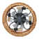Archer 20.25" 4-Light Coastal Bohemian 6-Speed Metal/Seagrass Mobile-App/Remote-Controlled Lantern LED Ceiling Fan