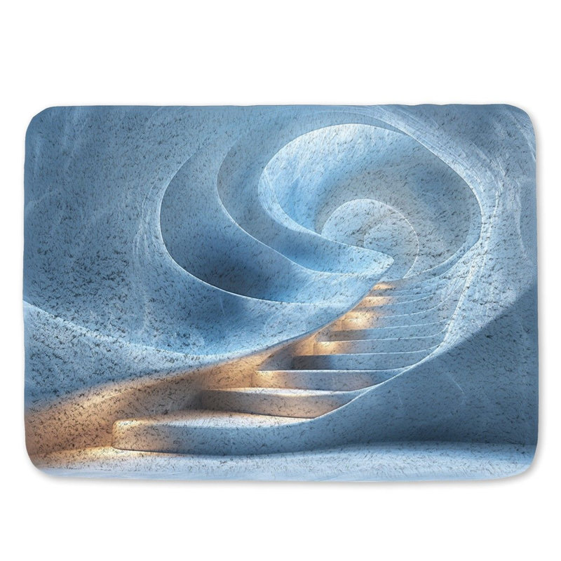 Tapis de bain en microfibre / microsuède Joost, L 17 po x L 24 po
