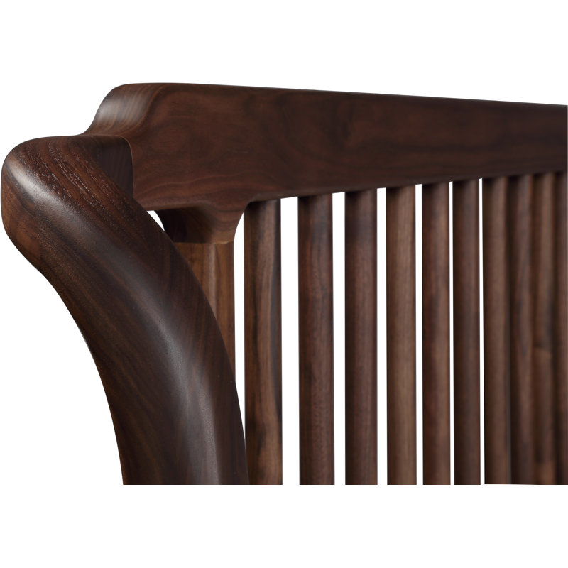 Walnut Grove Solid Wood Spindle Bed, King
