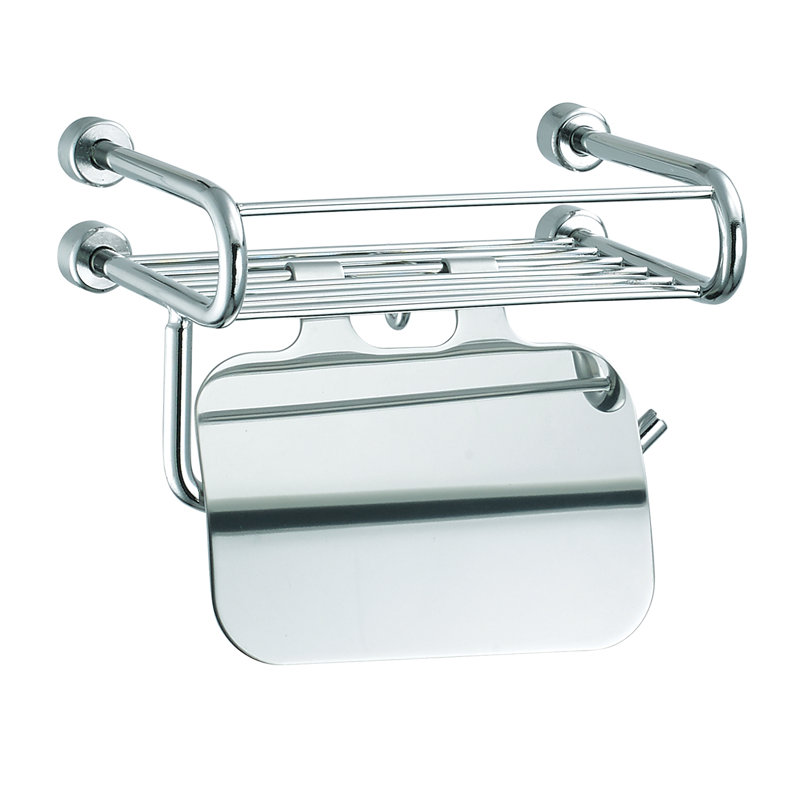 Tivoli Wall Mounted Soap Rack with Paper Holder and Lid