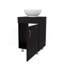 Meuble-lavabo avec lavabo intégré Wengue-1154277662