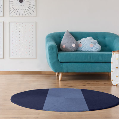 Tapis bleu/bleu marine