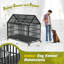 Cage pour chien robuste 52 po avec toit