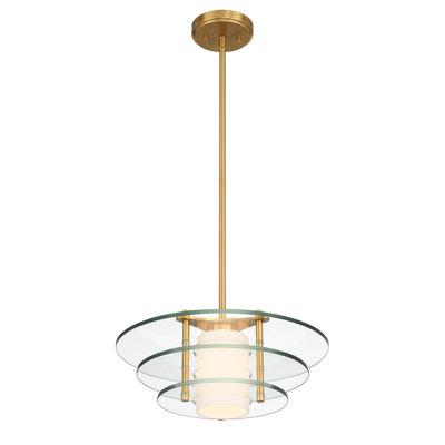 Haidynn 1 - Light Brass Unique/Statement Pendant