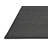 Machine Washable Solid Gray Area Rug