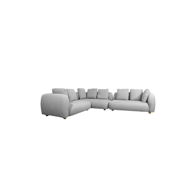 Capture Corner Sofa, Light Gray