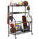 Storage Rack Indoor/Outdoor Rolling Ball Cart With Baskets And Wheels