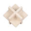 Joss & Main 5-Inch Travertine Geometric Object In Tan