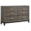 Commode 6 tiroirs Cabrillo