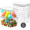 6 Pack Clear Storage Bins With Lids, 7 Quart Stackable Storage Boxes For Storage And Organization, Plastic Storage Containers With Lids, Plastic Bins With Handles For Office, Bedroom, Study Room
