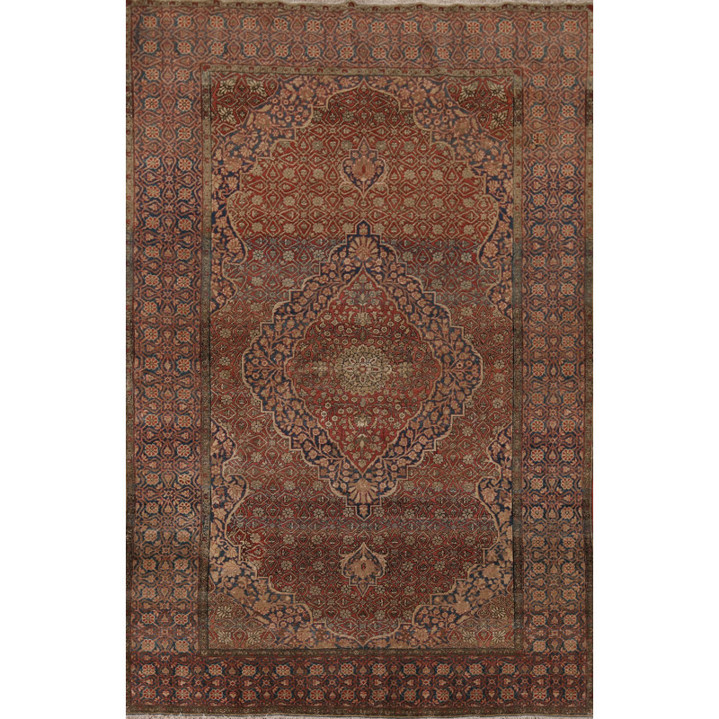 Tapis teinture végétale pré-1900 4 x 6