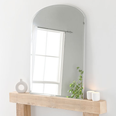 Tario Wood Flat Mirror