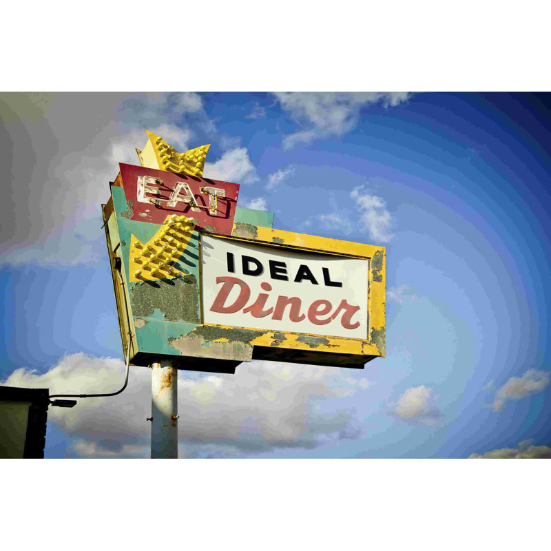 " Vintage Diner I " by Recapturist, 8" H x 12" W
