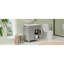 Meuble-lavabo moderne gris de 30 po. Lavabo en céramique et armoire à 2 portes. Fermeture en douceur. Offre un meuble-lavabo attrayant. Avec lavabo. Tiroir. Rehausse le style-57979764-57979767