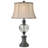 Acerra 30" Gunmetal and Mercury Glass Table Lamp