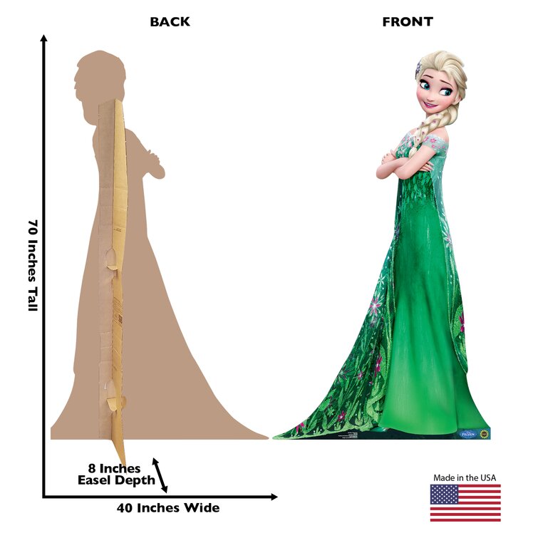 70 Disney's Frozen Snow Queen Elsa Life-Size Cardboard Cutout Stand-Up