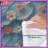 White Orange Flowers Comforter-126342804