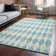 Premium Machine Washable Cerrito AMF578 Teal Rug