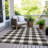 Colzie Flatweave Gingham Indoor / Outdoor Rug-109583280