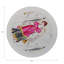 Zodiac Virgo Vegan Leather Round Pebble Placemat-578183653