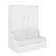 Grand lit escamotable avec coussin-878162193