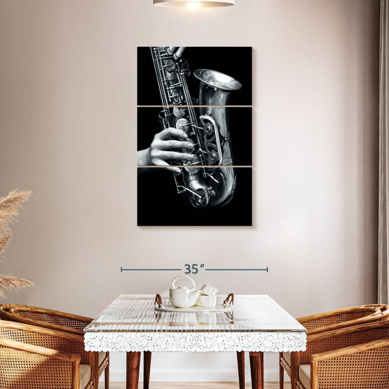 Jeu de saxophone Abarca, H 45 po x l 28 po
