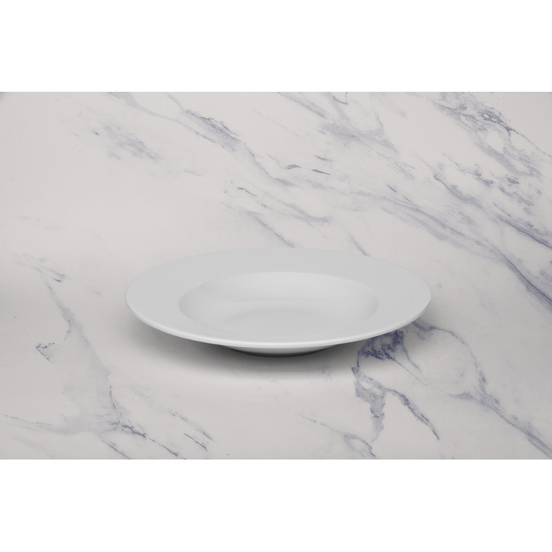 Assiette creuse en porcelaine PRime Ivory , 10.23