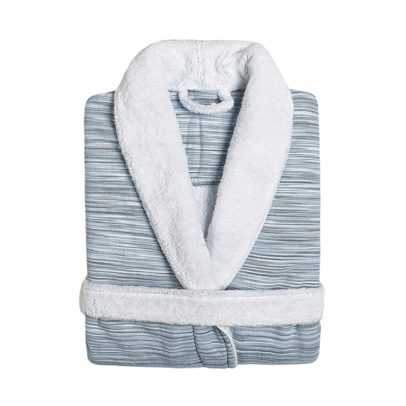 Bee BC 100% Cotton Waffle Bathrobe with Hooded for Kids, XL, Navy