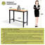 Table de bar rectangulaire en métal pour l'extérieur (ensemble de 2)-116376044-116376046