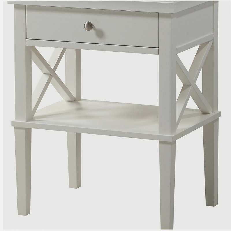 Madison White Nightstand