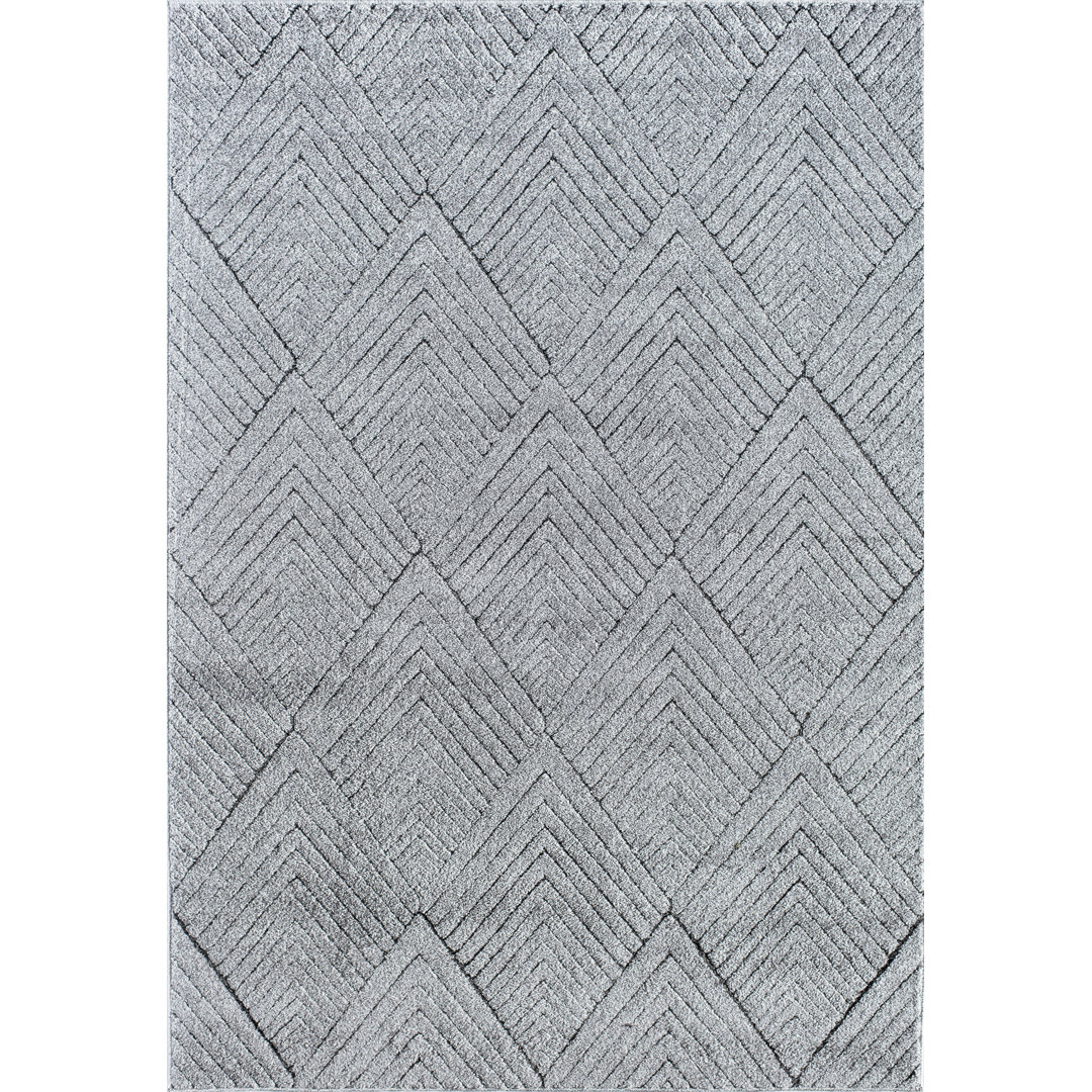 Tankersley Power Loom Grey Rug
