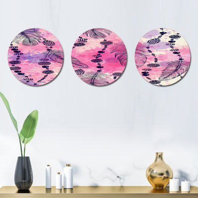 Abstract Wall Decor on Metal