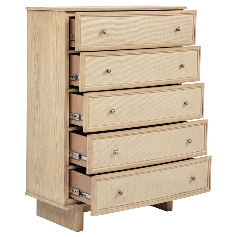 Commode 5 tiroirs Coastal Tall