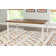 Io 60" Two Tone Solid Wood Farmhouse Dining Table