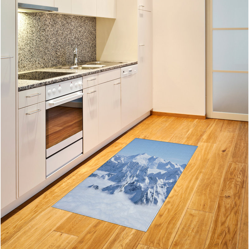 Tapis de montagne à haute densité en fibre de polyester, Rectangle 2 pi 7 po x 5 pi