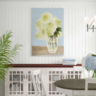 «Hydrangea Vase II», peinture sur toile
