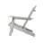 Outdoor Adirondack Chair Set Weather Resistant Solid Cedar Wood Foldable Patio Chair (Set of 2)-939147813