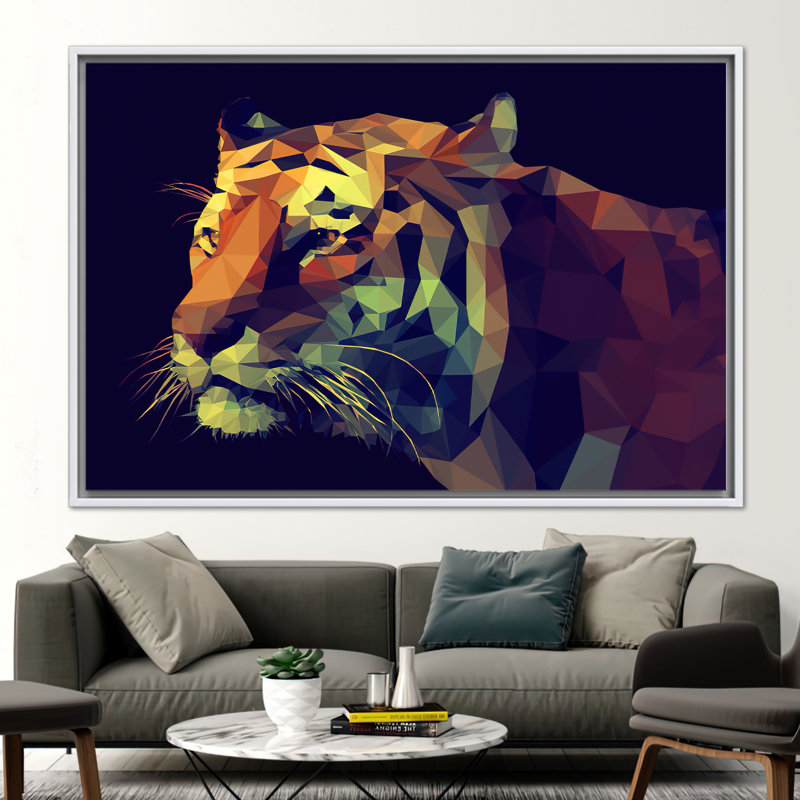 Print on Canvas, 20 cm H x 30 cm W, White Floater Framed
