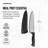 Farberware Edgekeeper Chef Knife with Built-In Self-Sharpening Blade Cover-89072236