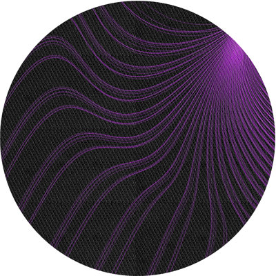 Laine tissée à la machine abstraite et polyester mauve/noir Tapis décoratif