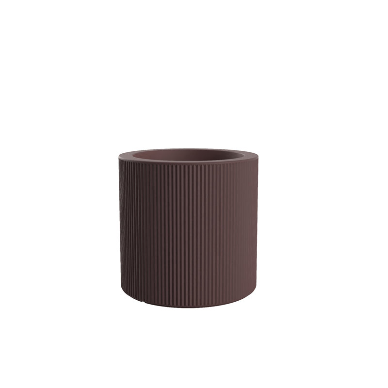 Gatsby Resin Pot Planter, Steel, 15.75" H x 15.75" W x 15.75" D