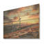 «Sunset Wind Turbines Mountain View II - Éoliennes sur bois»-1453534603