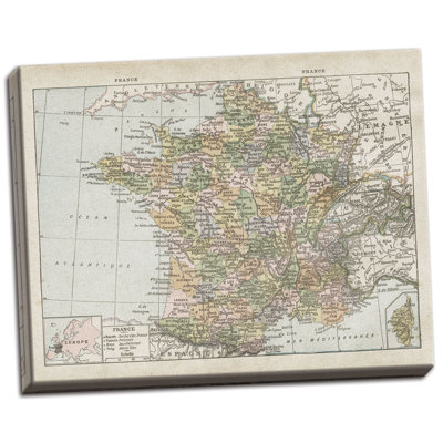 « paris france map », impression
