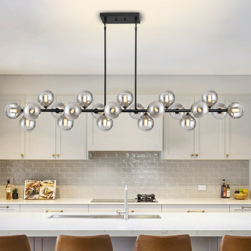 22 - Lights Chandelier Dining Room Chandelier Bubble Chandelier Sputnik Chandelier Island Lights For Kitchen Modern Linear Chandelier