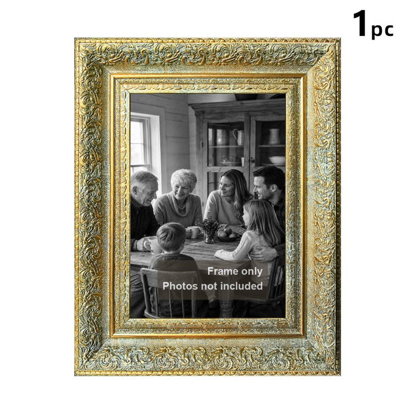 Cadre 11 po x 14 po doré 1 pièce pour présentation de photos de mariage, Antique Gold, 1, 11" W x 14" H