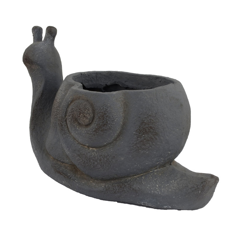 Merida SNAIL Planter 24cm Blue Iron Effect