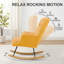 Solid + Manufactured Wood/Iron Rocking Chair-1378224756