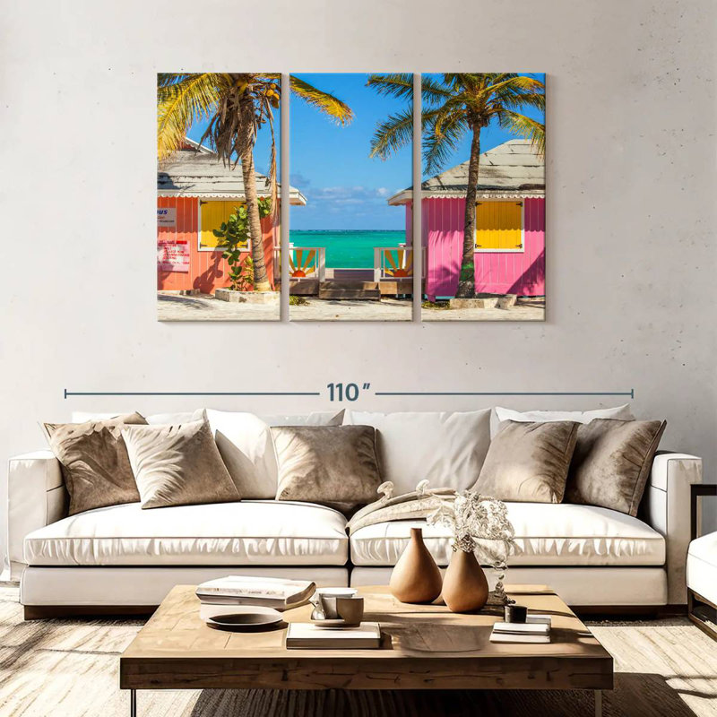 Grace Bay Gillard Huts, 48" H x 74" W